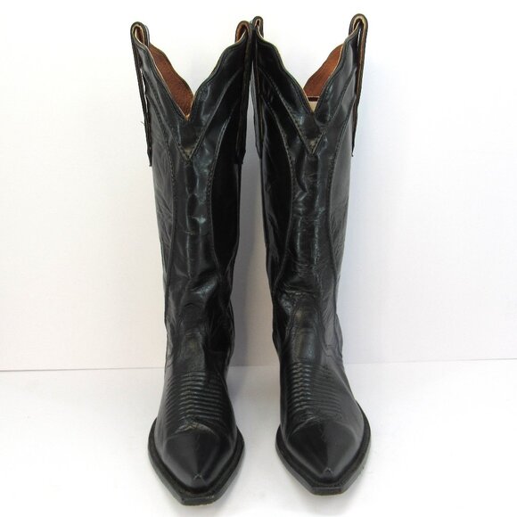 Nocona Boots Style 5307 Black Women's Pointed Toe Western Size 6B Reg#4403 VK3 - Picture 1 of 11